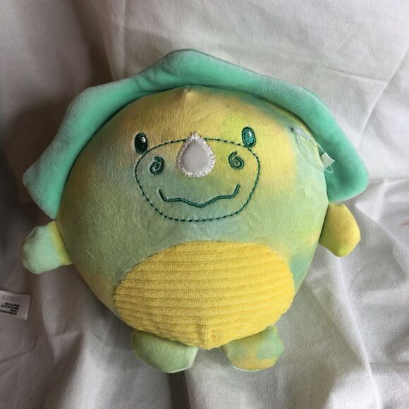 Animal Adventure Spring Squish Plush Dinosaur 6” Stuffed Animal Green - Picture 1 of 6